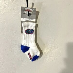 Florida Gators Kids White Crew Socks- Baby/Toddler Size